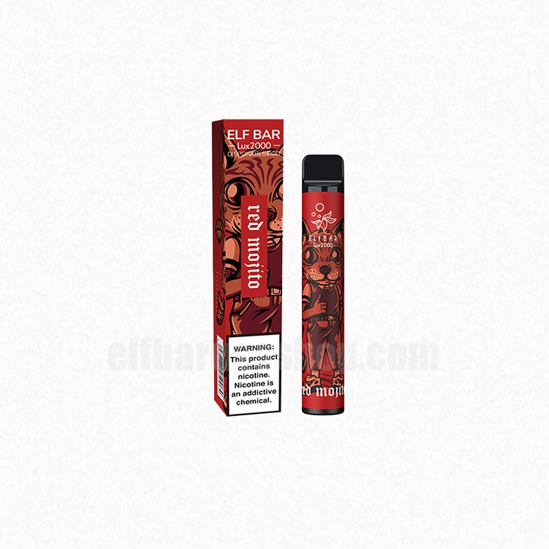 ELF BAR Lux 2000 Disposable 2000 Puffs Red Mojito - Elf Bar Vape ...